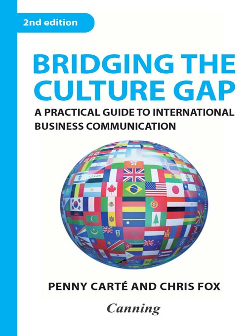 Title details for Bridging the Culture Gap by Canning International - Available